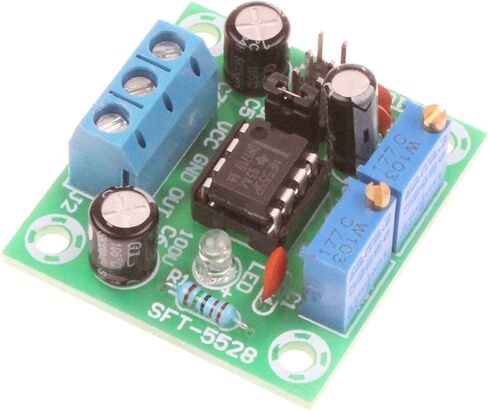 NOYITO NE555 Pulse Module Rectangular Square Wave Signal Generator 1Hz-200kHz Frequency Duty Cycle Adjustable DC5-15V in Saudi Arabia