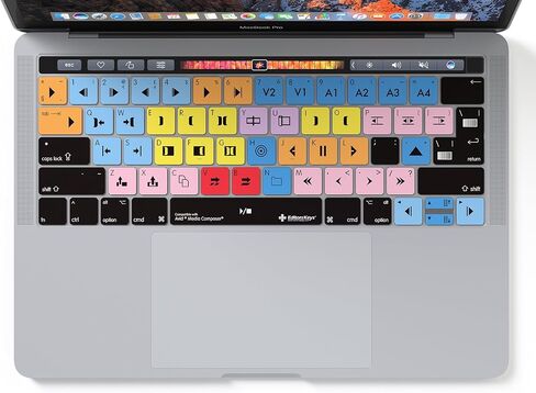 Avid Media Composer Keyboard Cover Skin for MacBook Pro with Touch Bar 13" and 15" (Also fits Magic Keyboard) in Saudi Arabia