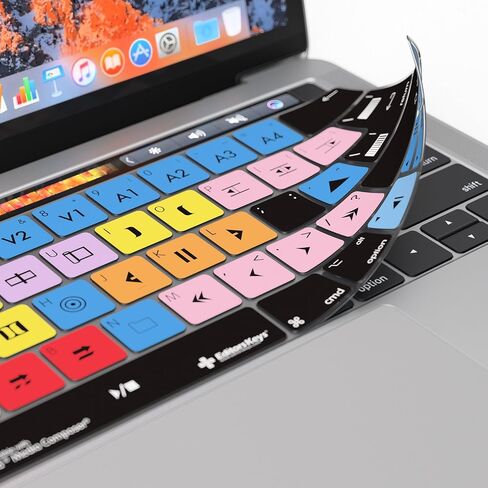 Avid Media Composer Keyboard Cover Skin for MacBook Pro with Touch Bar 13" and 15" (Also fits Magic Keyboard) in Saudi Arabia