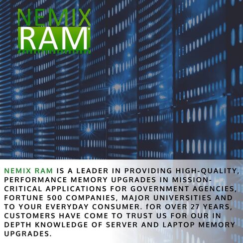NEMIX RAM 8GB (2x4GB) DDR2-667MHz PC2-5300 2Rx8 1.8V SODIMM ذاكرة الكمبيوتر المحمول in Saudi Arabia
