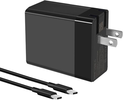 شاحن محول USB من النوع C 65 وات 45 وات مناسب لجهاز HP Chromebook 11 11A G6 EE X360 11-AE 14-CA 14-DA 14-DB 14A-NA 15-DE Series Spectre x2 x360 13-A Elite x2 x360 1012 G1 G2 Pavilion x2 - طريق مشترك in Kuwait