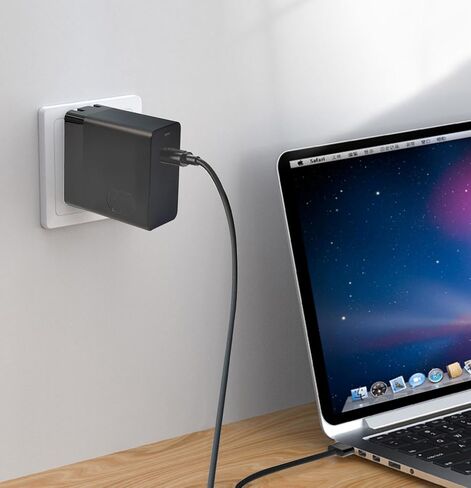 شاحن محول USB من النوع C 65 وات 45 وات مناسب لجهاز HP Chromebook 11 11A G6 EE X360 11-AE 14-CA 14-DA 14-DB 14A-NA 15-DE Series Spectre x2 x360 13-A Elite x2 x360 1012 G1 G2 Pavilion x2 - طريق مشترك in Kuwait