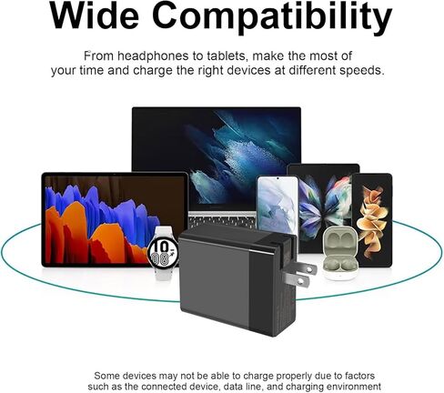 شاحن محول USB من النوع C 65 وات 45 وات مناسب لجهاز HP Chromebook 11 11A G6 EE X360 11-AE 14-CA 14-DA 14-DB 14A-NA 15-DE Series Spectre x2 x360 13-A Elite x2 x360 1012 G1 G2 Pavilion x2 - طريق مشترك in Kuwait