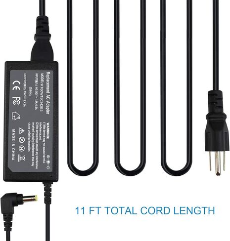 LNOCCIY 65W 19V 3.42A محمول شاحن محول التيار الكهربائي لينوفو G450 G460 G470 G480 G510 G530 G550 G555 G560 G570 G575 G580 G585 G770 G780 36001651 36001651 57Y6385 92P1156(5.5) ×2.5 ملم) in Kuwait
