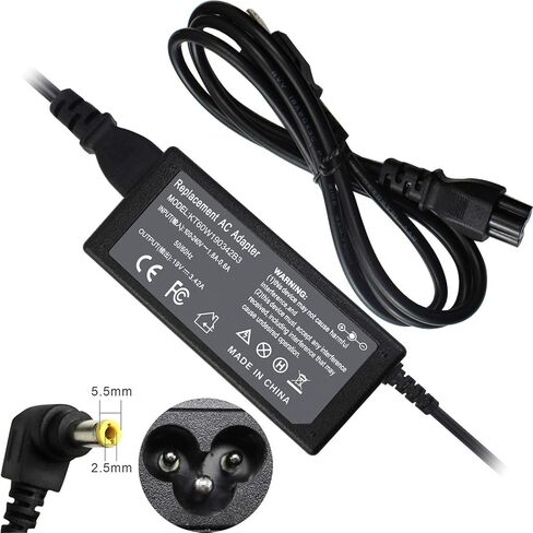 LNOCCIY 65W 19V 3.42A محمول شاحن محول التيار الكهربائي لينوفو G450 G460 G470 G480 G510 G530 G550 G555 G560 G570 G575 G580 G585 G770 G780 36001651 36001651 57Y6385 92P1156(5.5) ×2.5 ملم) in Kuwait