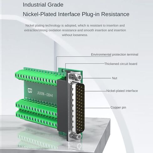 DB44 Solderless RS232 HDB44 Male D-SUB to 44Pin 3Row Serial Adapter in Kuwait