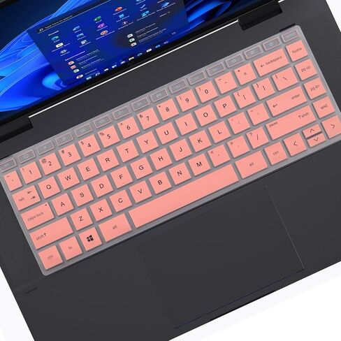 Keyboard Cover Skin for HP 14" Laptop 14-em 14-ep 14z-em000 14-em0047nr 14-ep0097nr 14-ep0063cl 14-ep0033cl, HP Pavilion 14-eh 14-ew 14-ey 14-ek 14-eh0097nr 14t-eh100/eh000 14-ew0010nr 14-ey0047nr-Bk in Kuwait