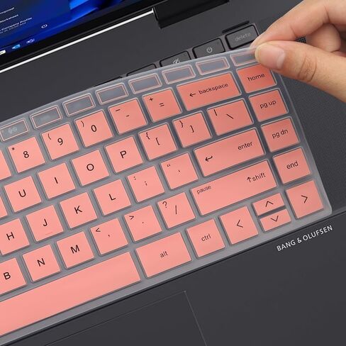Keyboard Cover Skin for HP 14" Laptop 14-em 14-ep 14z-em000 14-em0047nr 14-ep0097nr 14-ep0063cl 14-ep0033cl, HP Pavilion 14-eh 14-ew 14-ey 14-ek 14-eh0097nr 14t-eh100/eh000 14-ew0010nr 14-ey0047nr-Bk in Kuwait
