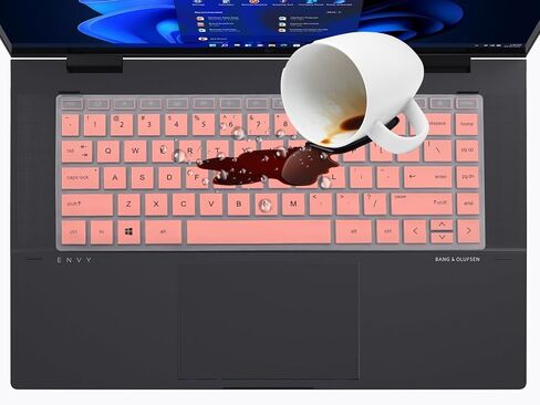 Keyboard Cover Skin for HP 14" Laptop 14-em 14-ep 14z-em000 14-em0047nr 14-ep0097nr 14-ep0063cl 14-ep0033cl, HP Pavilion 14-eh 14-ew 14-ey 14-ek 14-eh0097nr 14t-eh100/eh000 14-ew0010nr 14-ey0047nr-Bk in Kuwait