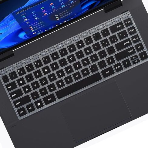 Keyboard Cover Skin for HP 14" Laptop 14-em 14-ep 14z-em000 14-em0047nr 14-ep0097nr 14-ep0063cl 14-ep0033cl, HP Pavilion 14-eh 14-ew 14-ey 14-ek 14-eh0097nr 14t-eh100/eh000 14-ew0010nr 14-ey0047nr-Bk in Kuwait
