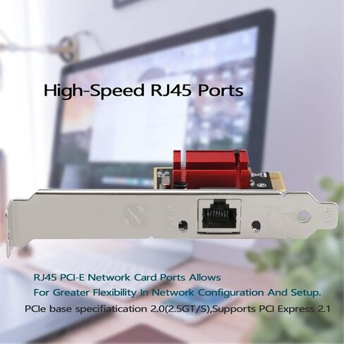 بطاقة شبكة PCIe Gigabit ثنائية المنفذ Intel 82575&82576-1000M PCI Express Ethernet مع منفذين LAN NIC وPXE ودعم منخفض المستوى - لنظام التشغيل Windows/Windows Server/Linux/Freebsd/DOS in Kuwait