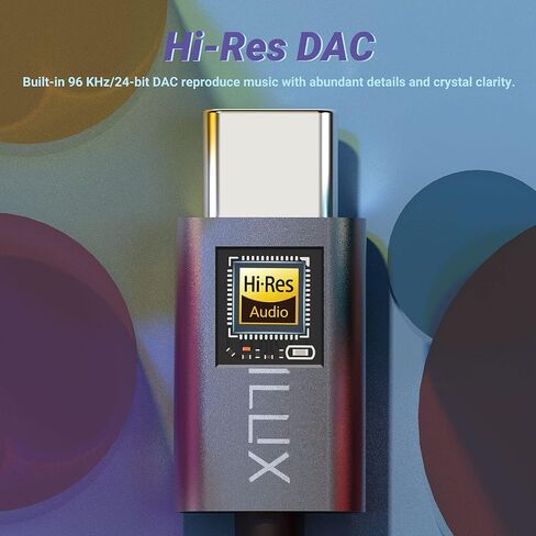 كابل Cubilux بطول 2 قدم USB C إلى 3.5 مم Aux مع 96 كيلو هرتز/24 بت DAC متوافق مع Samsung S23/S22/S21/S20 Z Fold/Z Flip 5/4/3/2، Google Pixel Pixel 8/7/6 Pro 7a 6a 5 4 XL، سلك صوت للسيارة من النوع C 1/8 بوصة in Saudi Arabia