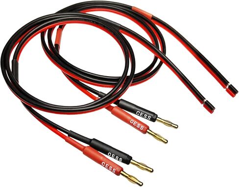 CNCESS Banana Plug to Bare Wire Open End Cable, 14AWG, 2-Pack (6 Feet) in Saudi Arabia