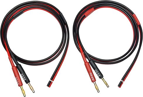 CNCESS Banana Plug to Bare Wire Open End Cable, 14AWG, 2-Pack (6 Feet) in Saudi Arabia