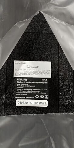 مكبر صوت بلوتوث ونظام ميكروفون من بايل - مكبر صوت ستيريو كاريوكي محمول مع ميكروفون سلكي، مصابيح LED مدمجة للحفلات، MP3/USB، راديو FM (مكبرات صوت 6.5 بوصة، 500 وات بحد أقصى) (PPHP266B.5) in Kuwait