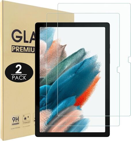 واقيات شاشة Hianjoo متوافقة مع Samsung Galaxy Tab A8 10.5 بوصة، قطعتان بديلتان من الزجاج المقوى لهاتف Samsung Galaxy Tab A8 10.5 بوصة 2022 in Kuwait
