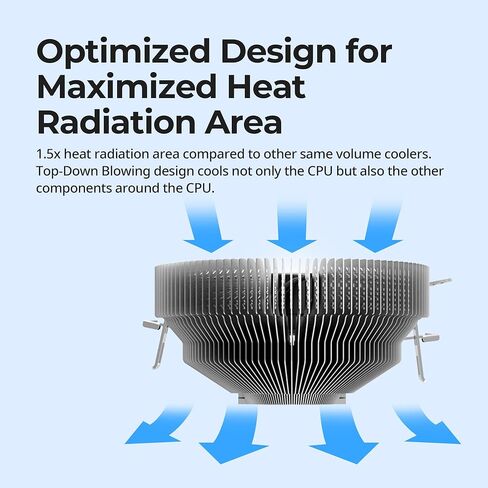Zalman CNPS-80G إصدار قيمة مروحة تبريد هواء وحدة المعالجة المركزية فائقة الهدوء (2023) - لـ Intel LGA1700/1200/1151 - AMD Ryzen AM5/AM4/AM3-65W TDP - 4 دبابيس - مروحة تبريد PWM صامتة 85 مم (CNPS80G Rev.3) in Kuwait