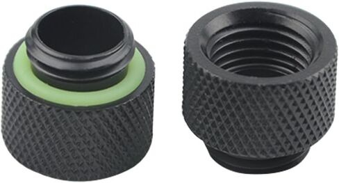 BXQINLENX 24 PCS Silver Chrome G1/4" Plug Fittings for Computer Water Cooling System (Silver) in Saudi Arabia