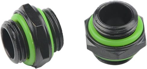 BXQINLENX 24 PCS Silver Chrome G1/4" Plug Fittings for Computer Water Cooling System (Silver) in Saudi Arabia