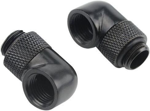 BXQINLENX 24 PCS Silver Chrome G1/4" Plug Fittings for Computer Water Cooling System (Silver) in Saudi Arabia