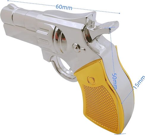 WooTeck 128GB Metal Revolver Gun USB 3.0 Flash Drive Silver in Kuwait