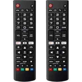 【Pack of 2】 Universal Remote Control for LG-Smart-TV-Remote, Compatible with All LG LCD LED HDTV 3D Smart TV Models, with Shortcut Button in Kuwait