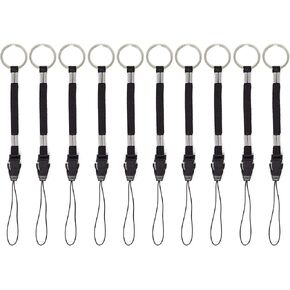 Honbay 10PCS Black Nylon Straps Lanyards with Detachable Buckle for Flashlight, Cell Phone, USB Flash Drive, MP3, MP4, and Other Small Electronic Devices in Saudi Arabia