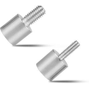 ييفيت محولات لولبية صغيرة لتثبيت جهاز العرض انثى 6.35 ملم الى ذكر 3.9 ملم او 5.9 ملم، محول براغي مناسب لمعظم اجهزة العرض وحامل الكاميرا ثلاثي القوائم (قطعتان) in Kuwait