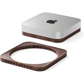 حامل سطح المكتب الخشبي من Energy Planet لجهاز Mac Mini وMac Studio، مصنوع يدويًا مقاوم للغبار وتبريد الحرارة Mac Mini وMac Studio Stand (خشبي) in Kuwait