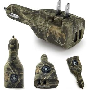 NDLBS 2Pack USB شاحن سيارة، 2 في 1 شاحن سيارة USB محمول مع شاحن حائط قابل للطي لهاتف iPhone X XR XS 7 8 Plus Note 8 9 Galaxy S8 S9 Plus LG Pixel in Kuwait