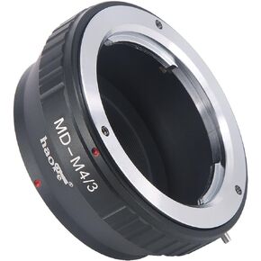 Haoge Manual Lens Mount Adapter for Minolta Rokkor MD MC Mount Lens to Olympus and Panasonic Micro Four Thirds MFT M4/3 M43 Mount Camera in Saudi Arabia