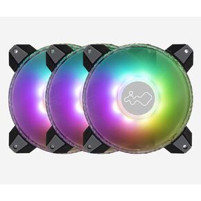 IN WIN Saturn 140MM Addressable RGB Triple Fan Kit (Controller Included) (ASN140) in Kuwait
