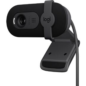 Logitech Brio 100 Full HD 1080p Webcam for Meetings and Streaming, Auto-Light Balance, Built-in Mic, Privacy Shutter, USB-A, for Microsoft Teams, Google Meet, Zoom and More - Off White