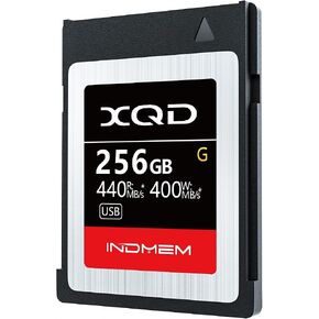 INDMEM XQD 128GB Memory Cards, 5X Tough MLC XQD Flash Memory Cards High Speed G Series| Max Read 440MB/s, Max Write 400MB/s in Saudi Arabia