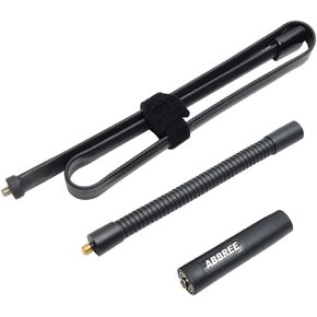 ABBREE AR-152G Gooseneck SMA-Male Connector Dual Band 144/430Mhz 88CM/34.6-Inch Foldable Tactical Antenna for GMRS Radio Yaesu TYT Wouxun Ham Two Way Radio in Kuwait