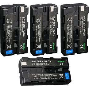 Kastar NP-F580 Battery 7.4V 3500mAh Replacement for Sonyx L Series NP-F530 NP-F550 NP-F570 NP-F750 NP-F770 NP-F930 NP-F950 NP-F960 NP-F970 NP-F980 NP-F990 Battery, Z CAM Cinematic Camera (2-Pack) in Saudi Arabia