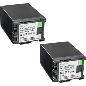 بطارية Kastar بديلة لكاميرات Canon BP-828 BP-820 VIXIA GX10 XF400 XF405 HFG30 HFG40 HF G50 HF G60 HFM32 HFM40 HFM400 HF20 HF21 HF200 HG20 HG21 XA10 XA20 XA25 XA30 XA35 XA40 XA45 XA50 XA55 in Saudi Arabia