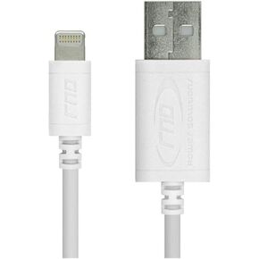 كابل USB لايتنينج معتمد من RND Apple 6 أقدام لهاتف iPhone (11 و11 Pro و11 Pro Max, XS, XS Max, XR, X, 8 Plus، 7 Plus، 6, 6 Plus، 6S, 6S Plus) iPad (برو، Air, Mini) وiPod (6 أقدام/1.8 M/أسود) in Kuwait