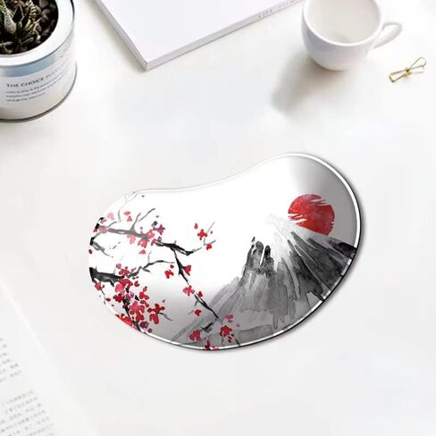 cherry blossom wrist rest for computer keyboard anime keyboard wrist pad japanese sakura mouse pad wrist support for Office, Computer, Laptop, Mac, Comfortable, Lightweight for Easy Typing Pain Relief in Kuwait