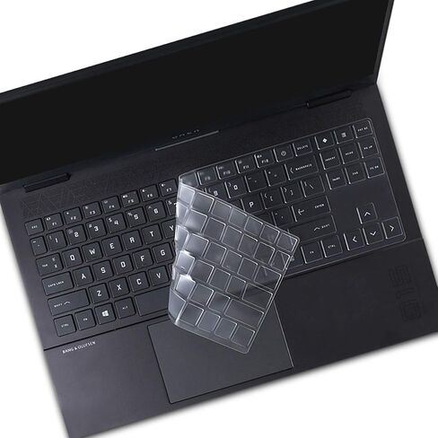 Keyboard Cover for 15.6 HP OMEN Gaming Laptop 15-ek 15-en 15-en1097nr 15-en1010nr 15t-ek100 15z-en0000, HP Omen 16 16t-b100 16t-k000 16-b1747nr 16-n0797nr, Omen 17 17t-ck100 17-ck1010nr -TPU in Saudi Arabia