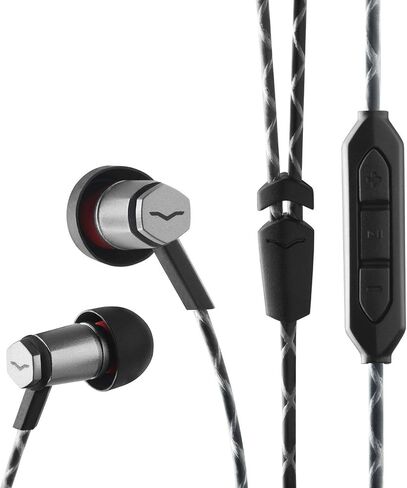 V-MODA Forza Metallo In-Ear Headphones with 3-Button Remote & Microphone - Samsung and Android Devices, Rose Gold in Saudi Arabia