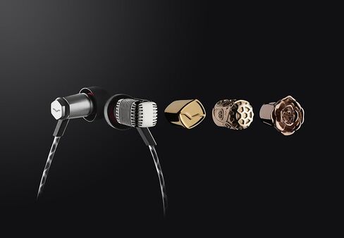 V-MODA Forza Metallo In-Ear Headphones with 3-Button Remote & Microphone - Samsung and Android Devices, Rose Gold in Saudi Arabia