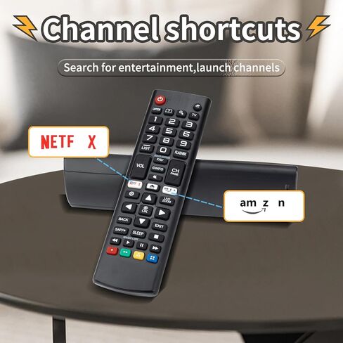 【Pack of 2】 Universal Remote Control for LG-Smart-TV-Remote, Compatible with All LG LCD LED HDTV 3D Smart TV Models, with Shortcut Button in Kuwait