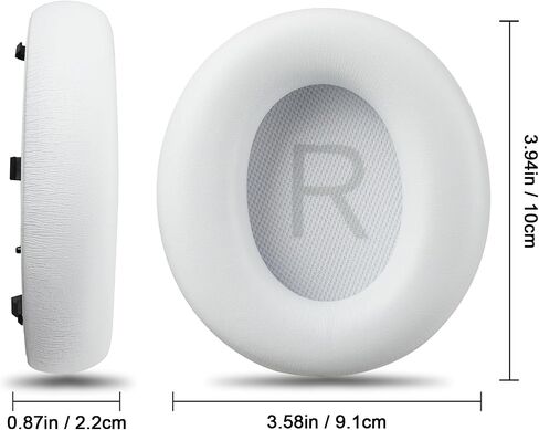وسائد أذن بديلة ممتازة لسماعات الرأس Soundcore Space Q45 من AHG/وسائد أذن Soundcore Q45 متوافقة مع سماعات Anker Soundcore Space Q45 (أزرق). جلد بروتين ممتاز/إسفنج عالي الكثافة in Saudi Arabia