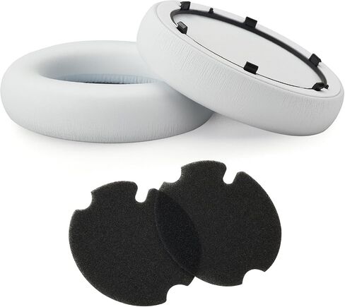 وسائد أذن بديلة ممتازة لسماعات الرأس Soundcore Space Q45 من AHG/وسائد أذن Soundcore Q45 متوافقة مع سماعات Anker Soundcore Space Q45 (أزرق). جلد بروتين ممتاز/إسفنج عالي الكثافة in Saudi Arabia
