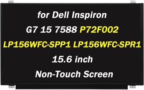 لوحة عرض بديلة للابتوب بشاشة LCD FHD 1920x1080 IPS 30 دبوس مقاس 15.6 انش LP156WFC-SPDA LP156WFC-SPDB LP156WF6-SP H1 من بي اي اتش دي بي في اس in Saudi Arabia