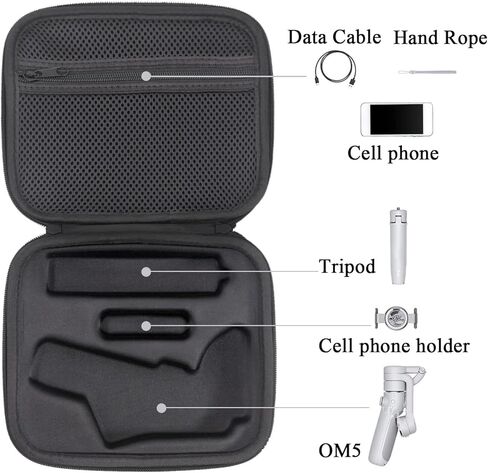 اسمولبي حافظة او ام 5، شنطة سفر محمولة باليد، صندوق صغير اوسمو موبايل 5 مثبت جيمبال in Kuwait