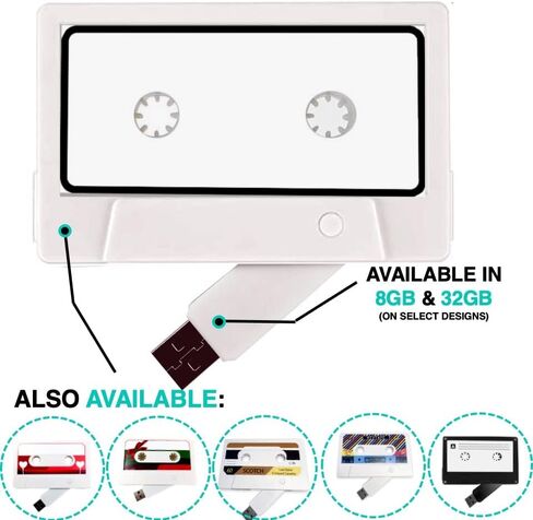 ماسكابت الأصلي- تصميم بسيط، تصميم بنفسك، ذاكرة فلاش USB كاسيت 4 جيجابايت in Kuwait