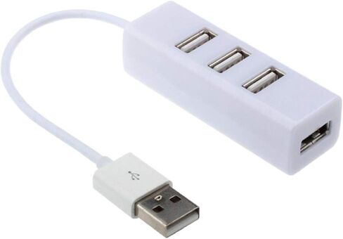 LIYU USB Port Splitter 4 Port Compact Portable عالي السرعة USB 2.0 Data Hub لأجهزة Windows MacBook Mac Pro Mac Notebook PC والمزيد (أسود) in Saudi Arabia