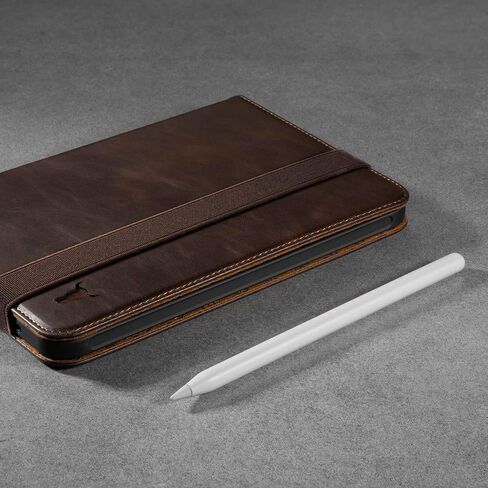TORRO Case Compatible with iPad Mini 6 – Genuine Leather iPad Mini 6th Generation (2021) Cover with Stand Function, Apple Pencil Connectivity and Wake Sleep Function (Green) in Saudi Arabia